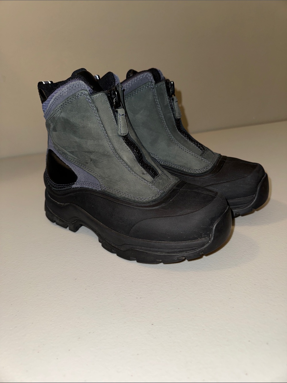 Lands' End Black and green Winter Boots